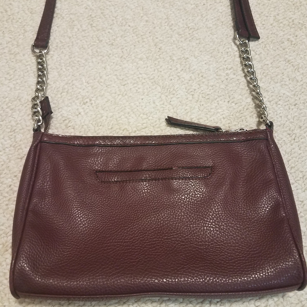 Dana Buchman Crossbody Burgundy Purse/Hand Bag - Picture 3 of 10